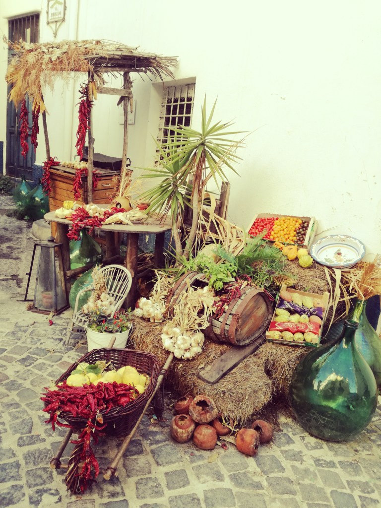 Local food grown in Ischia