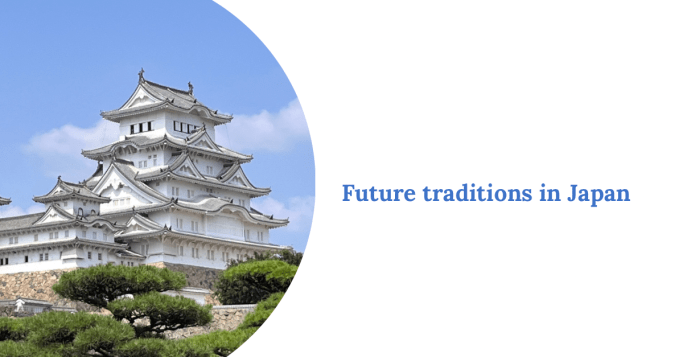 Blue sky and the Heron Castle or Himeji Castle, Japan