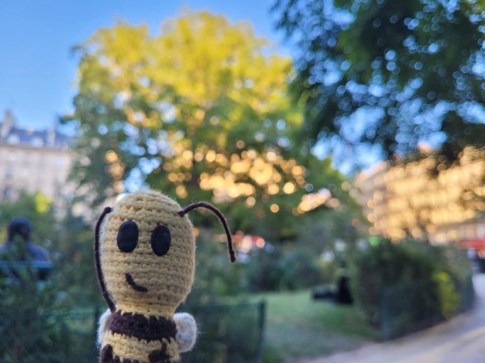 Bee is discovering Paris